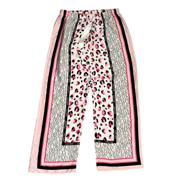 Victoria's Secret Other - Victoria’s Secret Leopard Satin Pajama Pants Size M